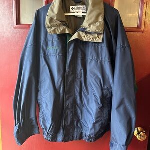 Columbia Men's Navy and Olive Windbreaker